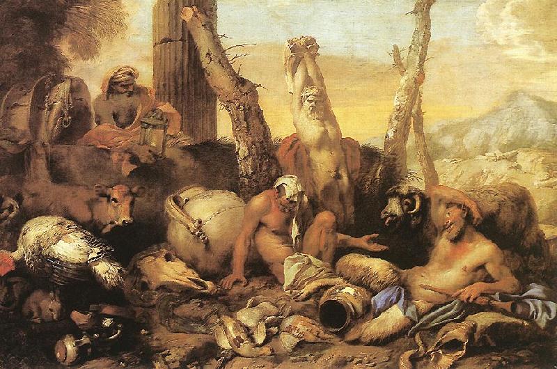 CASTIGLIONE, Giovanni Benedetto The Fable of Diogenes